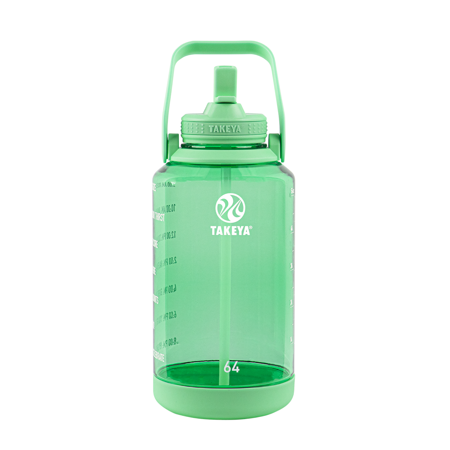 tritan-motivational-water-bottle-with-straw-lid-q3 54101-Tritan-Straw-Motivational-64-PistactioGreen-front.png