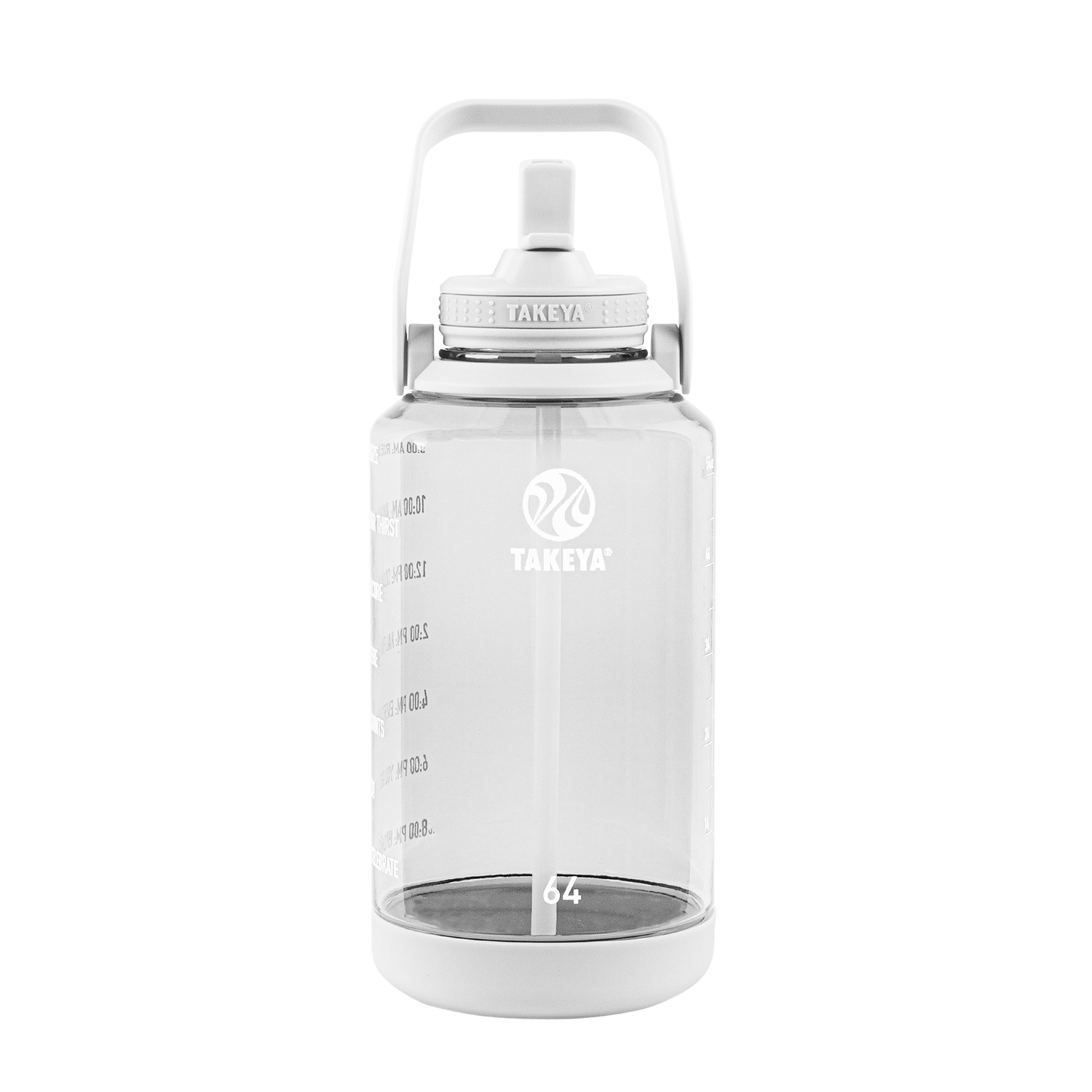 tritan-motivational-water-bottle-with-straw-lid-q3 54142-Tritan-Straw-Motivational-64-WhiteCloud-front.png