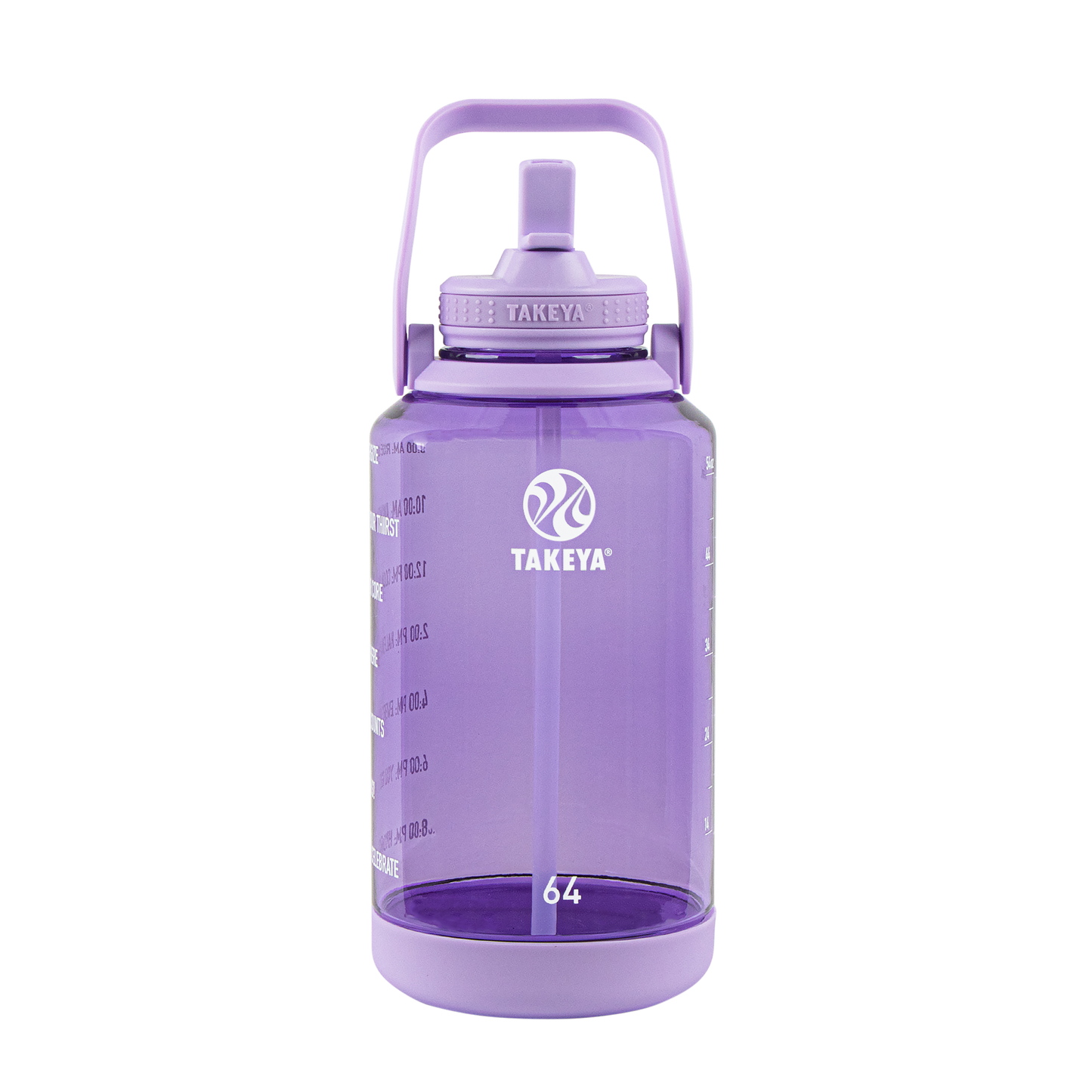 tritan-motivational-water-bottle-with-straw-lid-q3 54144-Tritan-Straw-Motivational-64-VivacityPurple-front.png
