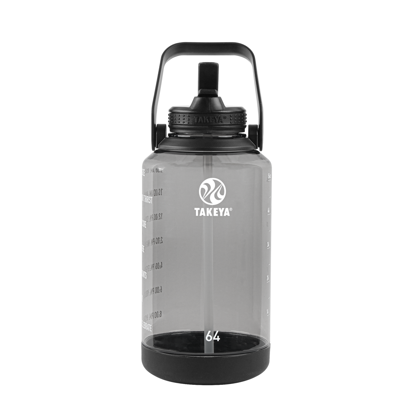 tritan-motivational-water-bottle-with-straw-lid-q3 54145-Tritan-Straw-Motivational-64-StormyBlack-front.png