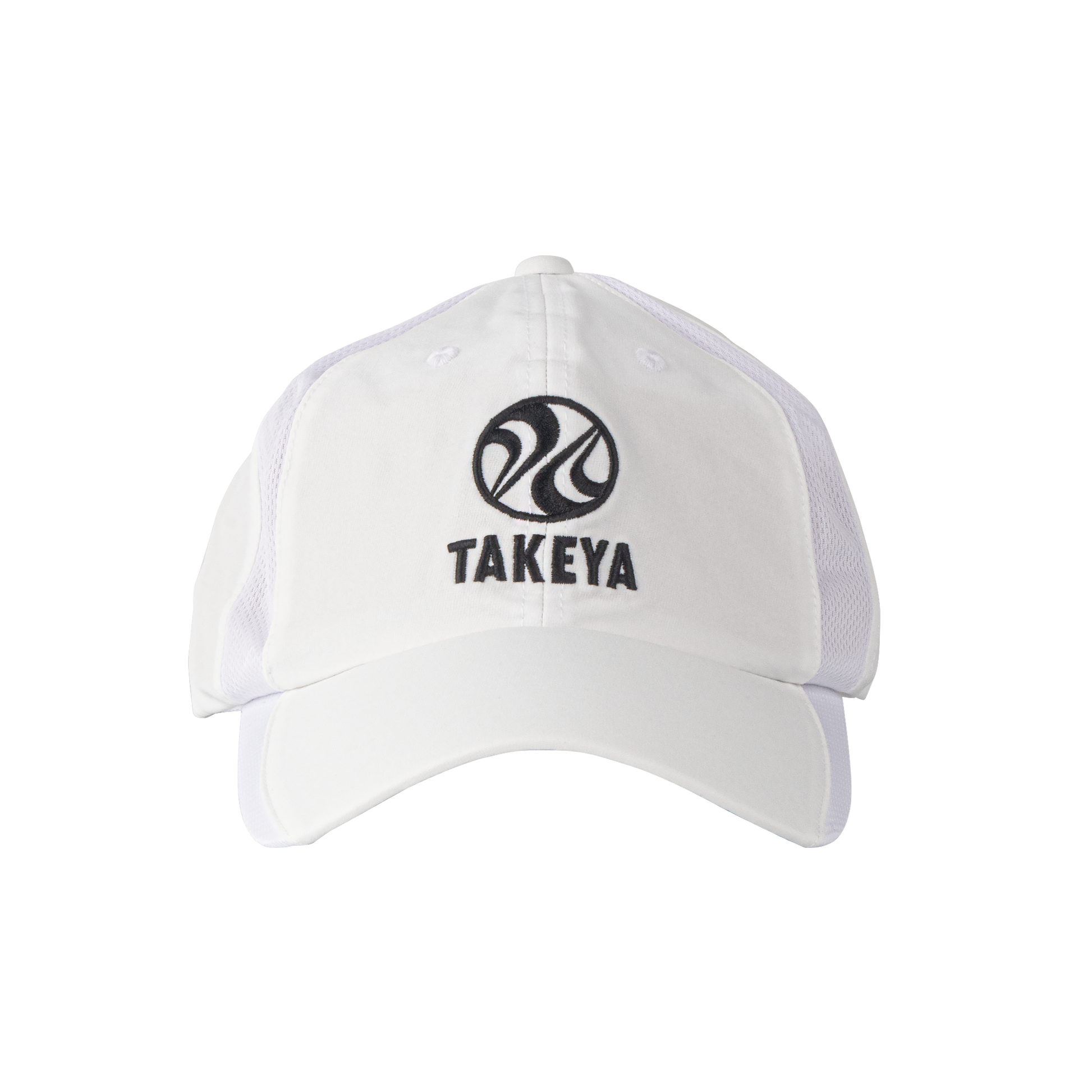 takeya-sport-vented-adjustable-hat-q6 97285-TK-PB-Hat-White-Front.png