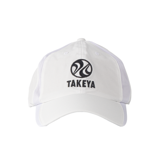 takeya-sport-vented-adjustable-hat-q6 97285-TK-PB-Hat-White-Front.png